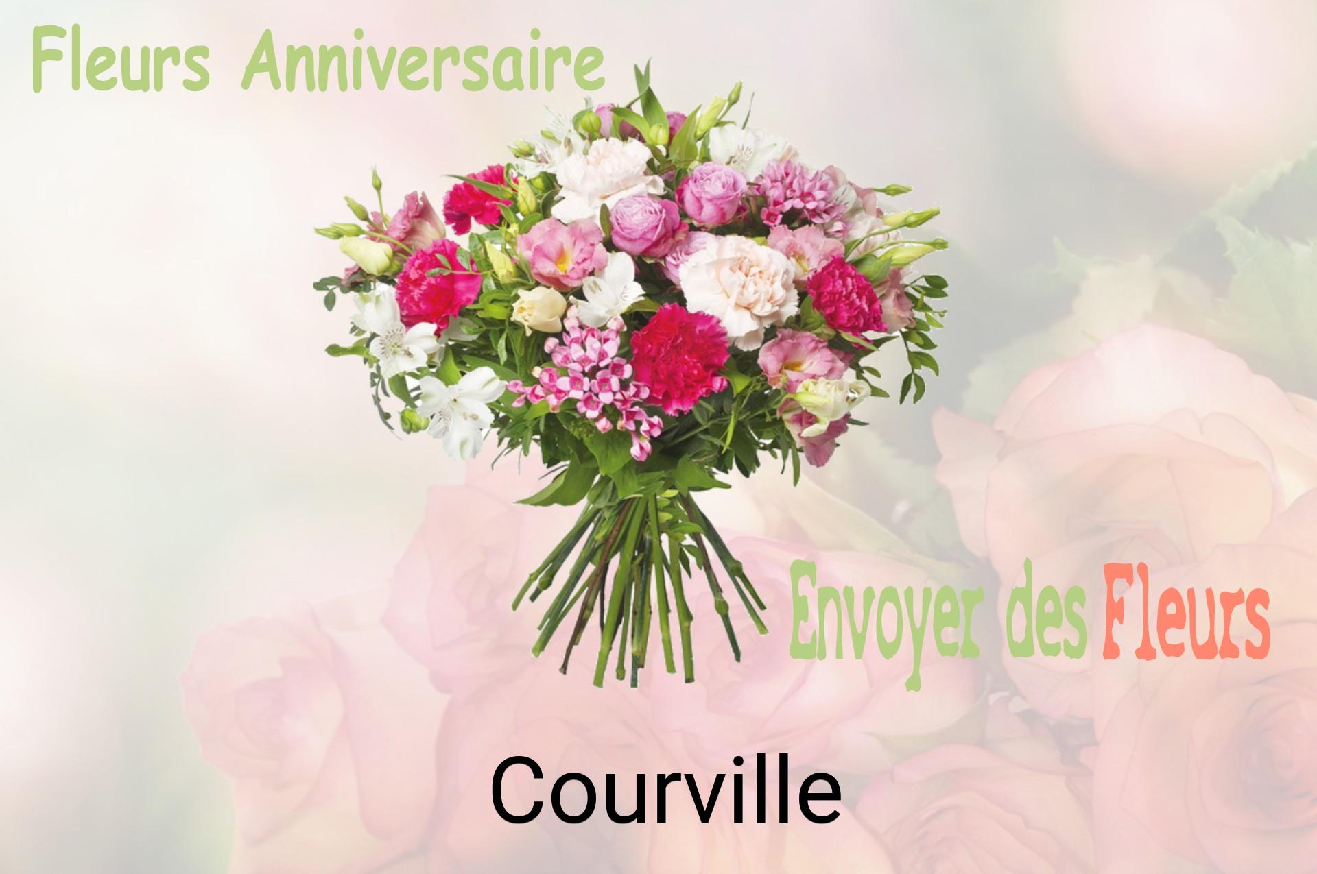 Bouquet de fleurs d’anniversaire livré à Courville